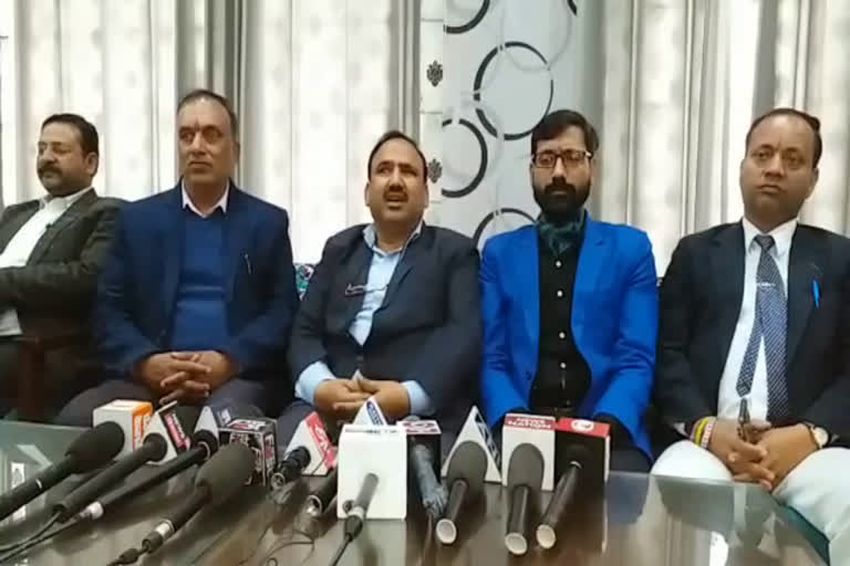 private school association press conference in kaithal