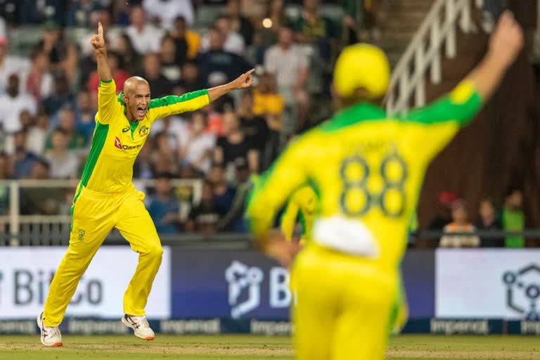 t20 news  south africa news  australia news  ashton agar news  ആഷ്‌ടണ്‍ ആഗർ വാർത്ത  ടി20 വാർത്ത  ദക്ഷിണാഫ്രിക്ക വാർത്ത  ഓസ്‌ട്രേലിയ വാർത്ത