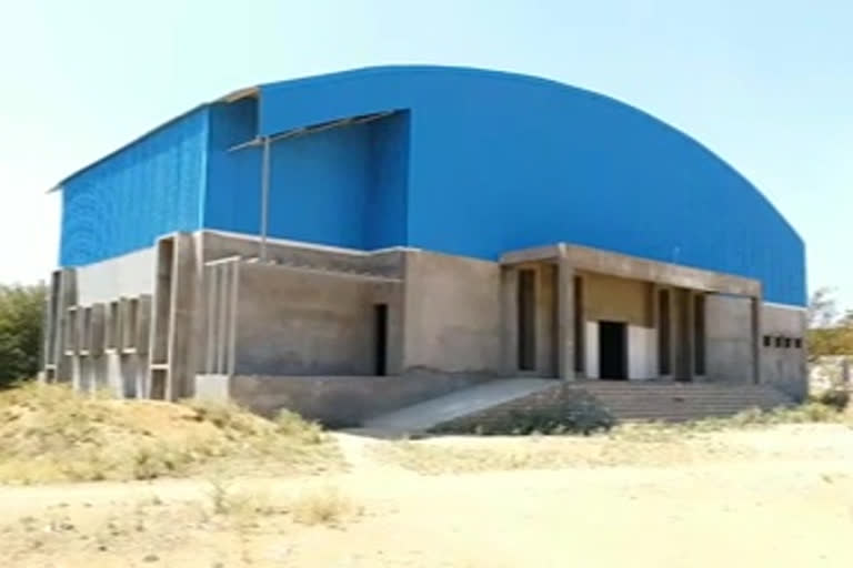 anantapur dst madakasira indoor stadium not opening even the works are complited