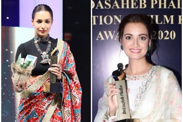 Malaika, Dia overwhelmed upon receiving Dadasaheb Phalke International Film Festival Awards