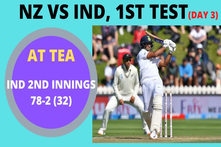 NZ Vs IND, 1st Test,  day 3, Mayank Agarwal