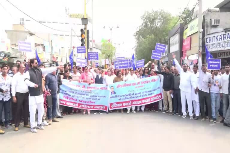 promotion in reservation bharat bandh in rohtak