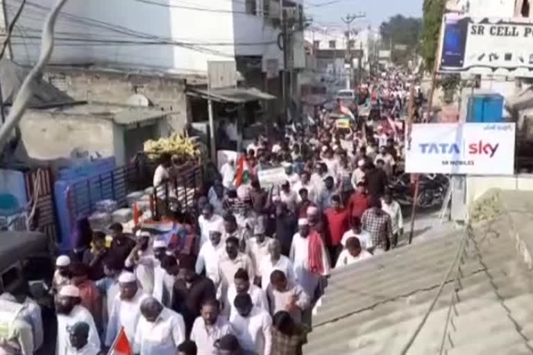 Peaceful rally against NRC and CAA in Kondapalli