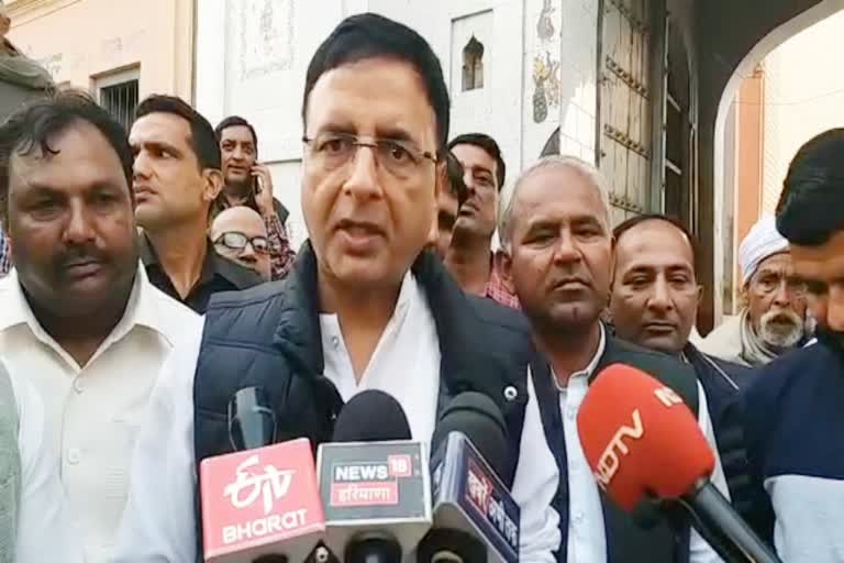 randeep surjewala comment on New Excise Policy Haryana