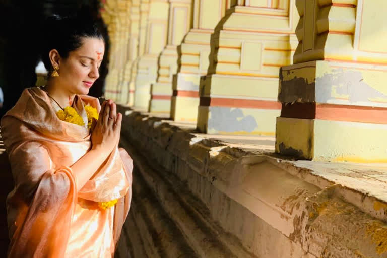 kangana ranaut visited rameswaram temple