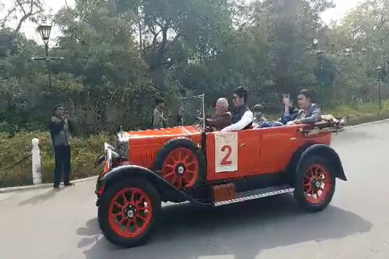 Vintage car rally organized, विंटेज कार रैली का हुआ आयोजन