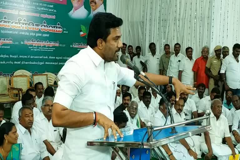 O P Raveendranath slams stalin and Dmk in ADMK meeting