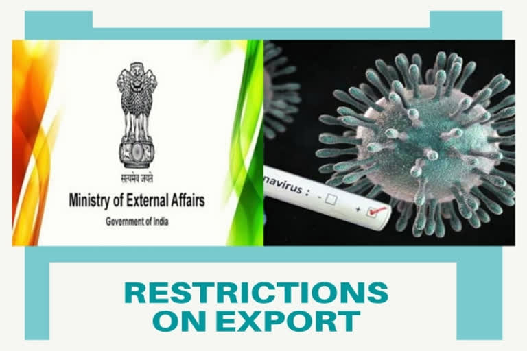 Some restrictions imposed on export of medical equipment to China: MEA