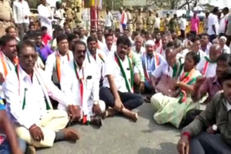 protest to postpone election in sarjapur