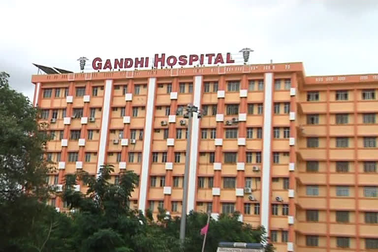 with swine flu hospitalized women postpartum  dead in gandhi hospital