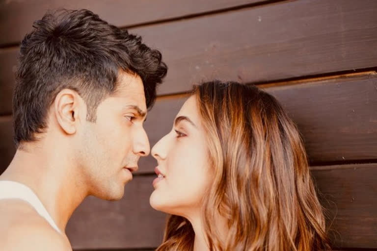 varun dhawan, sara ali khan, sara ali khan shares photos on instagram, varun dhawan shares photos on social media handle, coolie no 1 behind the scene, Thank you for being the best 'Coolie': Sara to Varun