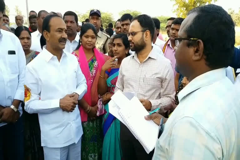 minister eetala inaugarated pattana pragathi