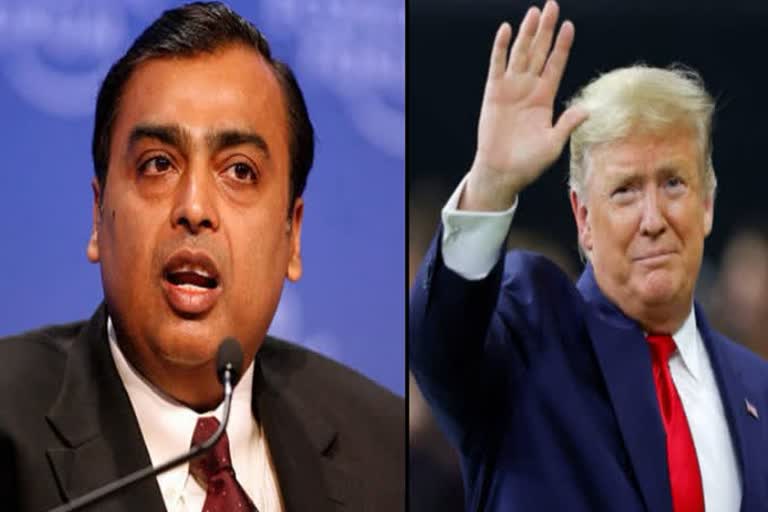 Mukesh Ambani, Donald Trump