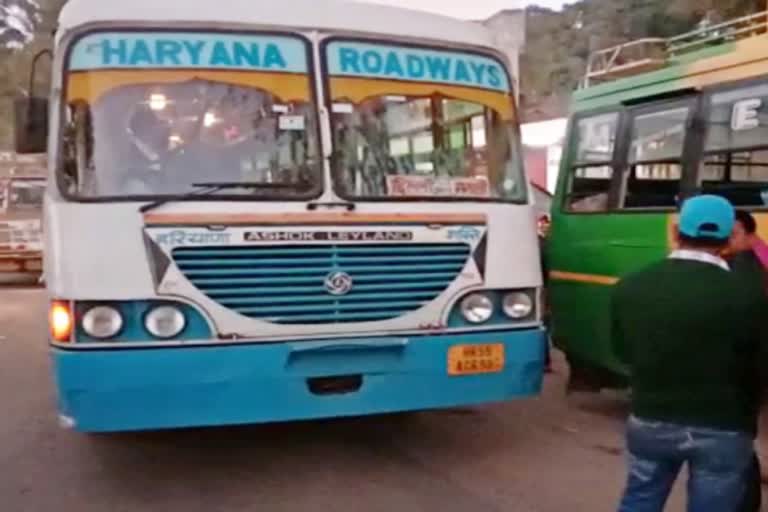 Haryana Roadways bus conductor misbehaved