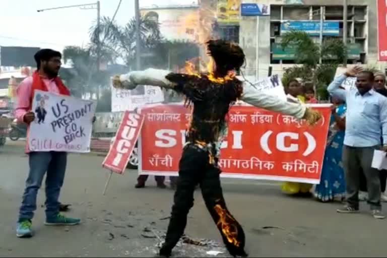 Trump Putla Dahan in Ranchi