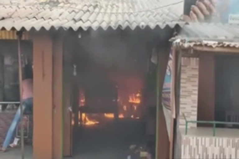 Gas cylinder Explosion in Jagatsinghapur Dhiasahi Market