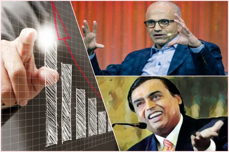 Mukesh Ambani , Satya Nadella