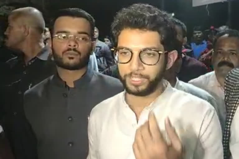 aditya thackeray on ghodbunder fort thane