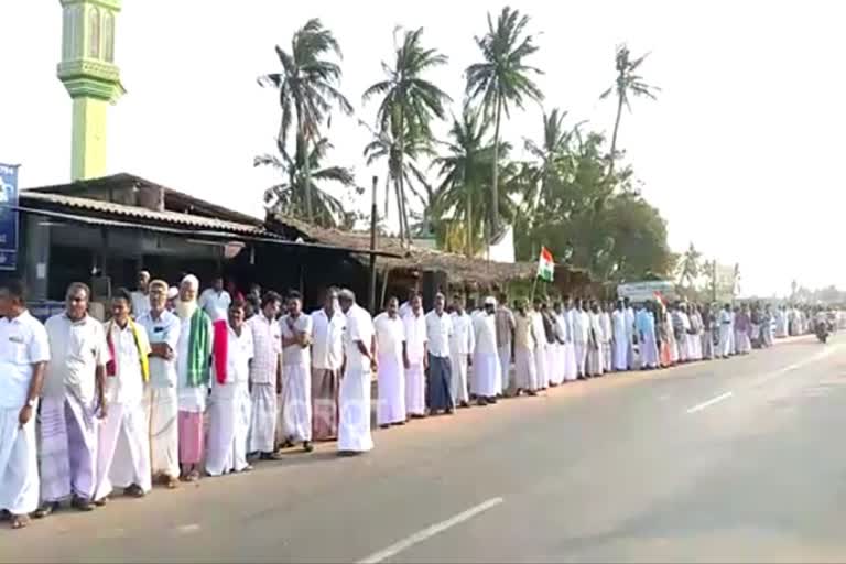 Anti CAA protest in Tanjore