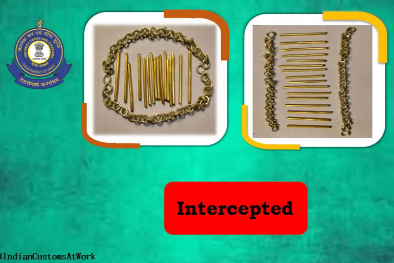 Delhi airport arrest  Delhi IGI Airport  passenger from Jeddah  IGI Airport Terminal 3  gold in marker pen  Jayant Sahay  22 ലക്ഷം രൂപ വിലമതിക്കുന്ന സ്വര്‍ണം മാര്‍ക്കര്‍ പേനയില്‍ ഒളിപ്പിച്ച് കടത്തി:  യുവാവ് അറസ്റ്റില്‍  സ്വര്‍ണ കടത്ത്