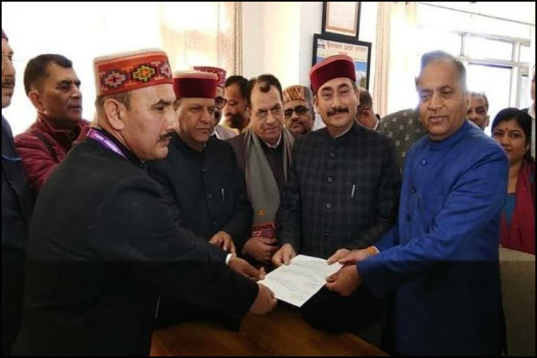 Vipin Parmar Files Nomination For HP Vidhan Sabha Speaker