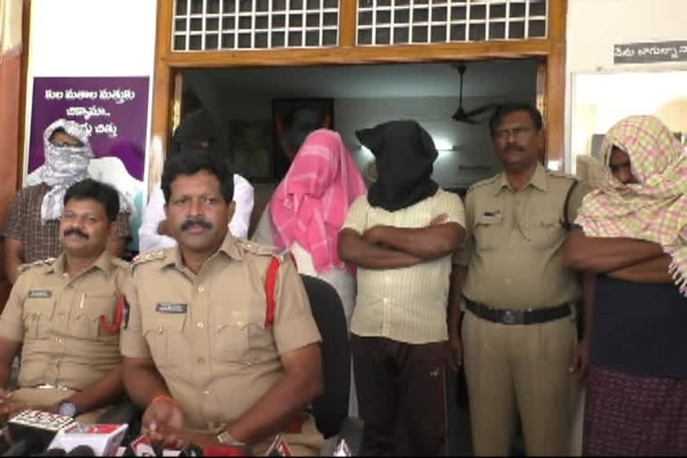 six members arrested in vidadhala  rajani brother in law case