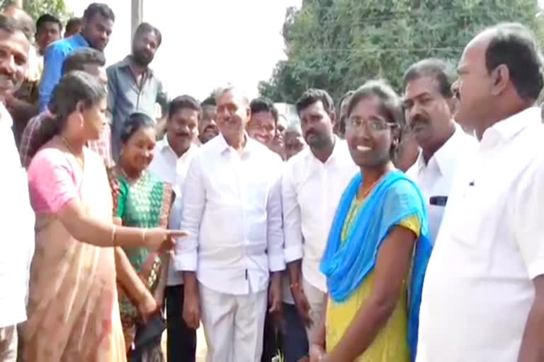 MLA Gandra laid the foundation for development works at dammannapet jayashankar bhupalpally