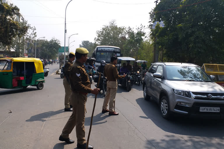 Noida Police conducted a checking operation in Gautam Bhudh Nagar