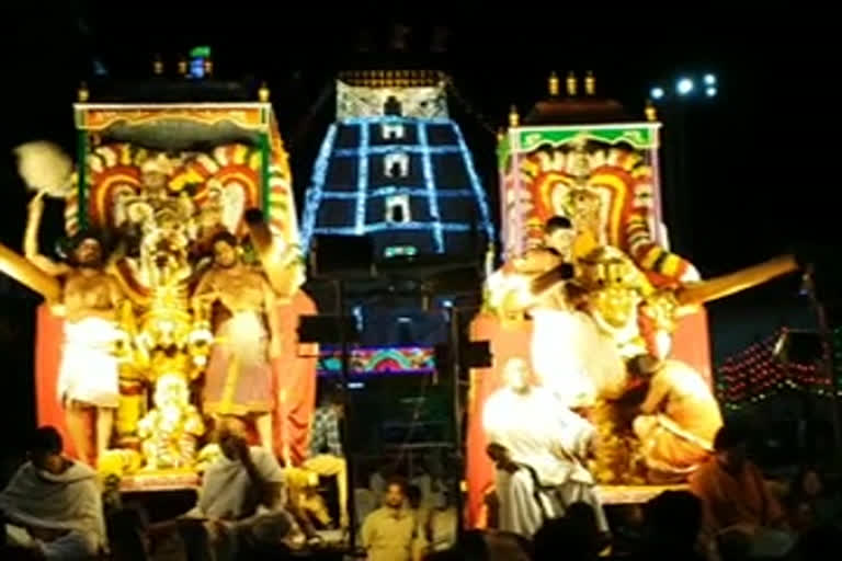 chittoor dst srikalahasthi sivarathi celebrations