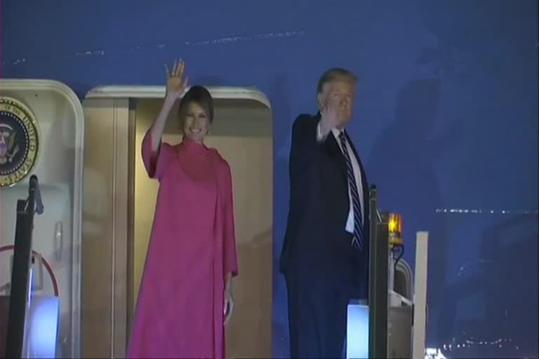 As Donald Trump left for the US after his nearly 36-hour-long visit