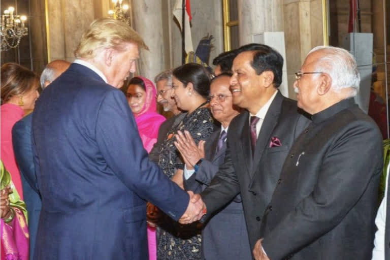 Assam CM Sarbananda sonowal dinner with donald trump at President resident