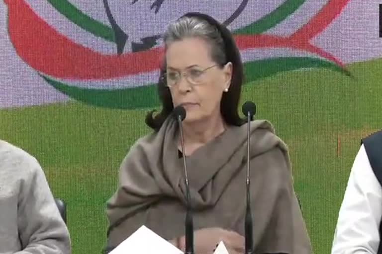 Sonia Gandhi Demands Amit Shah's Resignation Over Delhi Violence