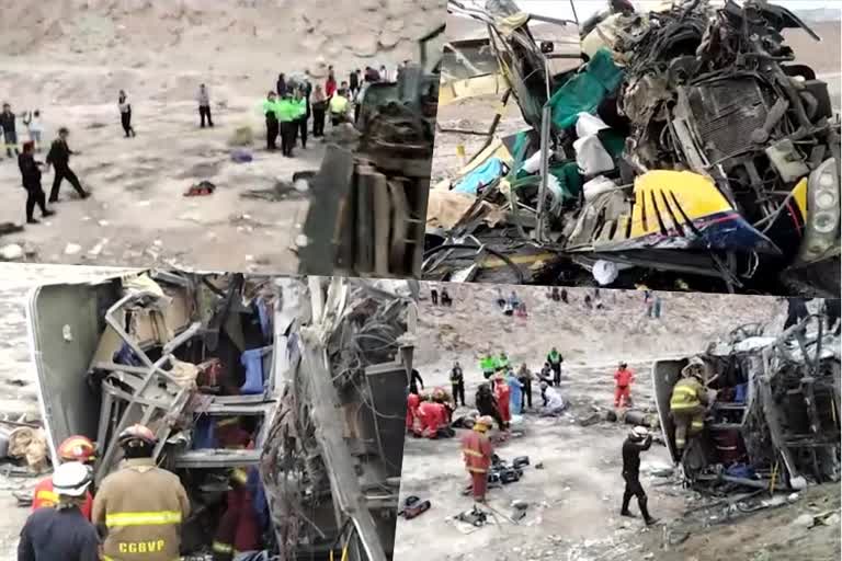 Peru Buses crashed