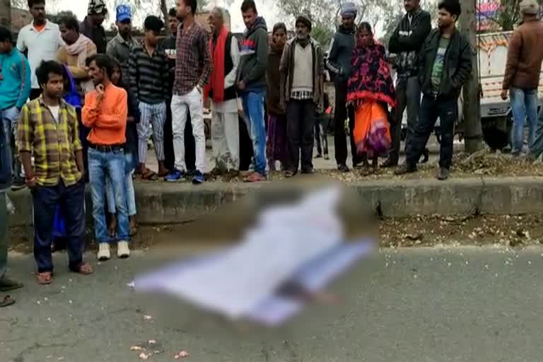 Minor child died in road accident in bagodar