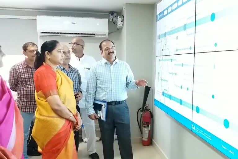 Home Minister who launched the Storm Alert Information System at mangalagiri