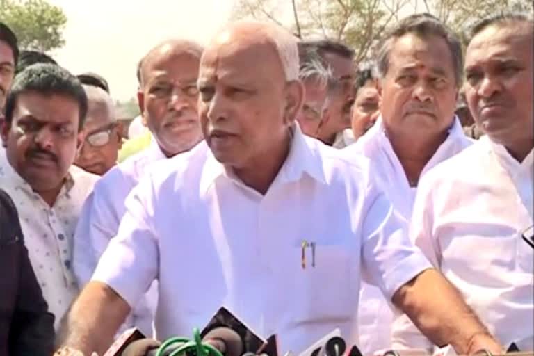 ಕೊಪ್ಪಳದಲ್ಲಿ ಸಿಎಂ ಯಡಿಯೂರಪ್ಪ ಹೇಳಿಕೆ, CM BSYadiyurappa statement in Koppal