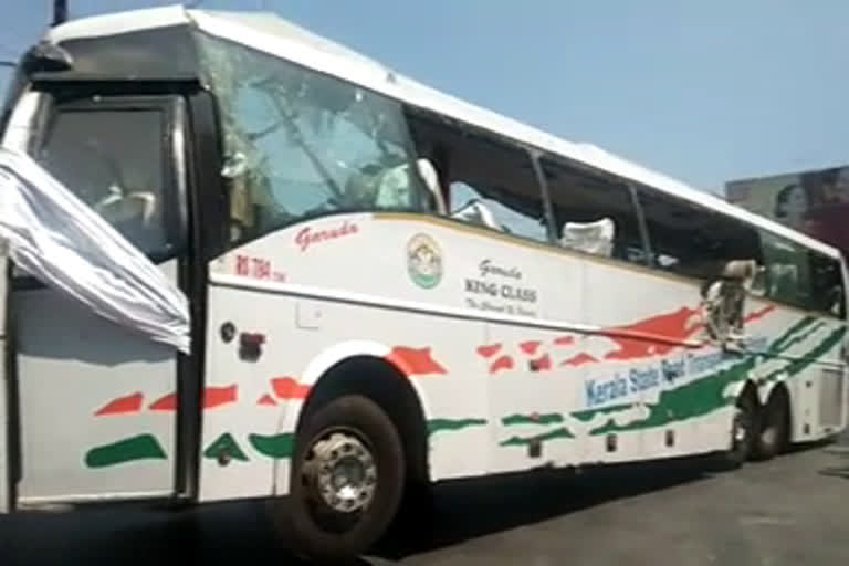 avinashi accident ksrtc  അവിനാശി വാഹനാപകടം  കെഎസ്ആർടിസി ബസ്  കെഎസ്ആർടിസി വോൾവോ ബസ്