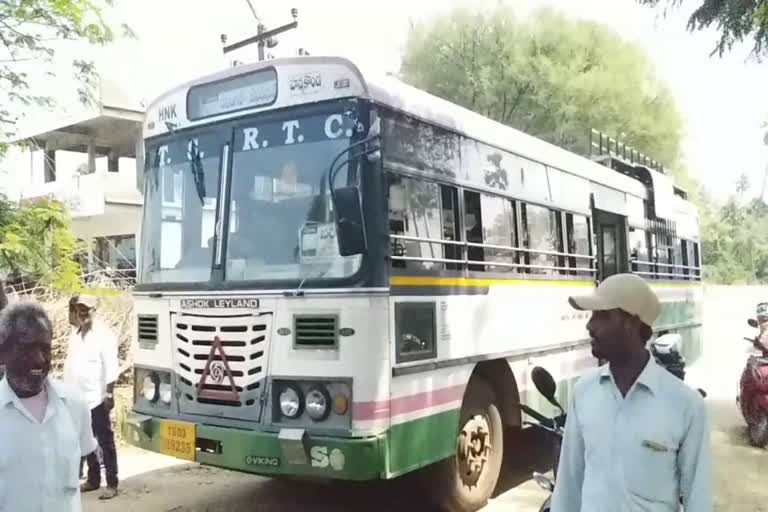 BUS ACCIDENT IN WARANGAL URBAN