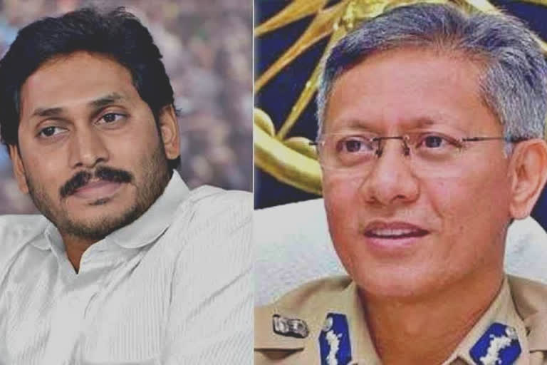 dgp gautham sawan met cm jagan