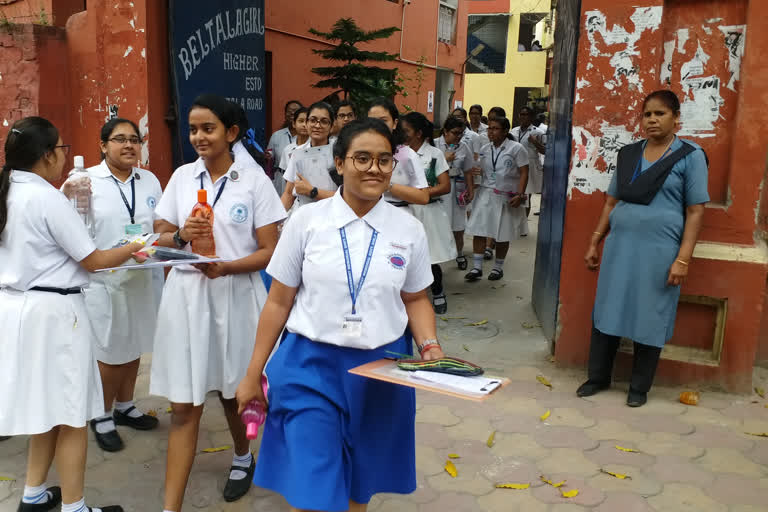 Students are happy in last day of Madhyamik exam