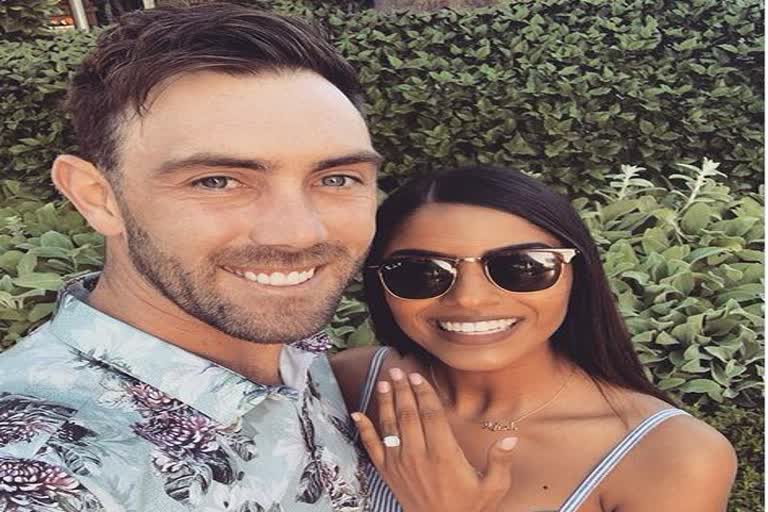 glenn maxwell got engaged