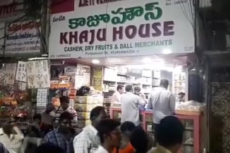 food safty officers rides on majeti kaju house at vijayawada