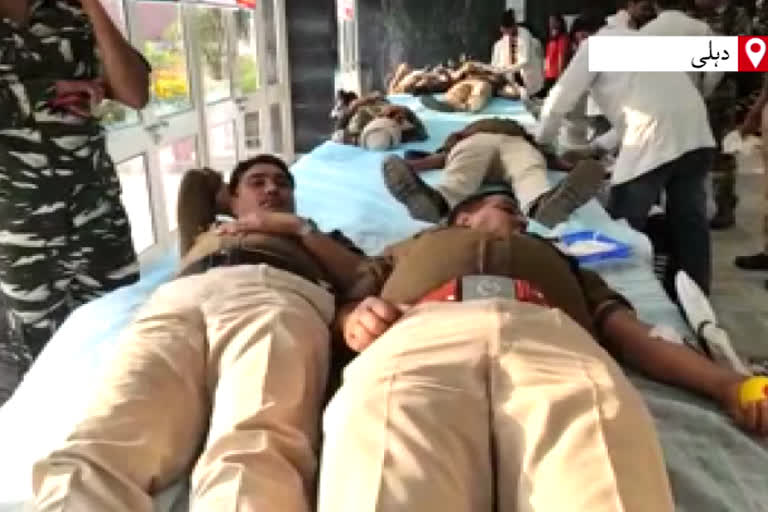 Mega Blood Donation Camp organized at AIIMS, the country's largest hospital