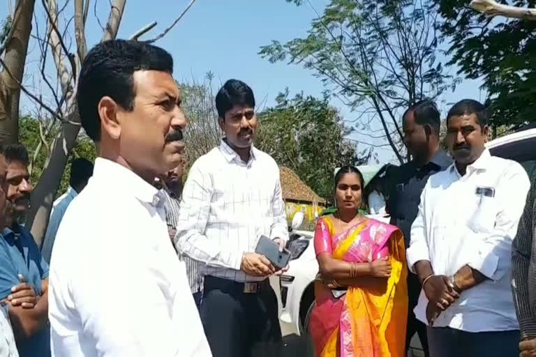 nizamabad collector inspection in velpur mro office