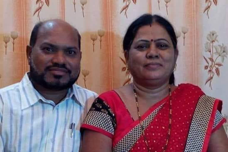 Professor couple were killed in a car accident on Kurkheda -Desaiganj road