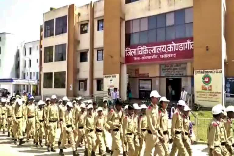 Student police cadets visited important offices