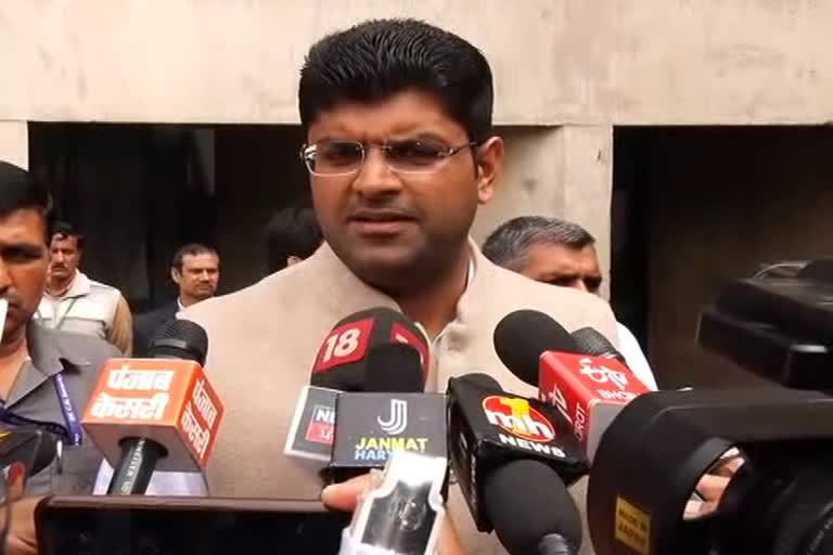 dushyant chautala comment on haryana budget 2020