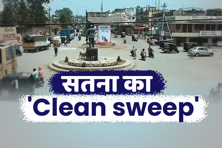 Satna wins clean city