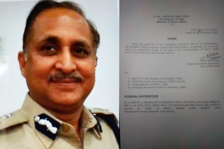 SN Srivastava will be the new Police Commissioner of Delhi