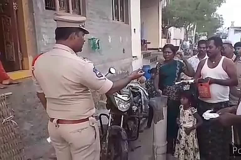 cordon search of police in Durganagar colony jogulamba gadwal district